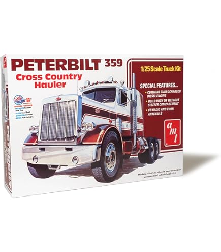 Amazon.com: AMT Peterbilt 359 California Hauler w/Sleeper 1