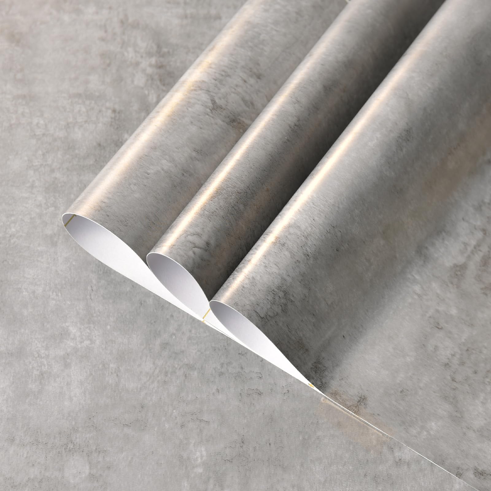 TOTIO EUR-KY83-09-15(80-4) Industrial Style Metal Wallpaper