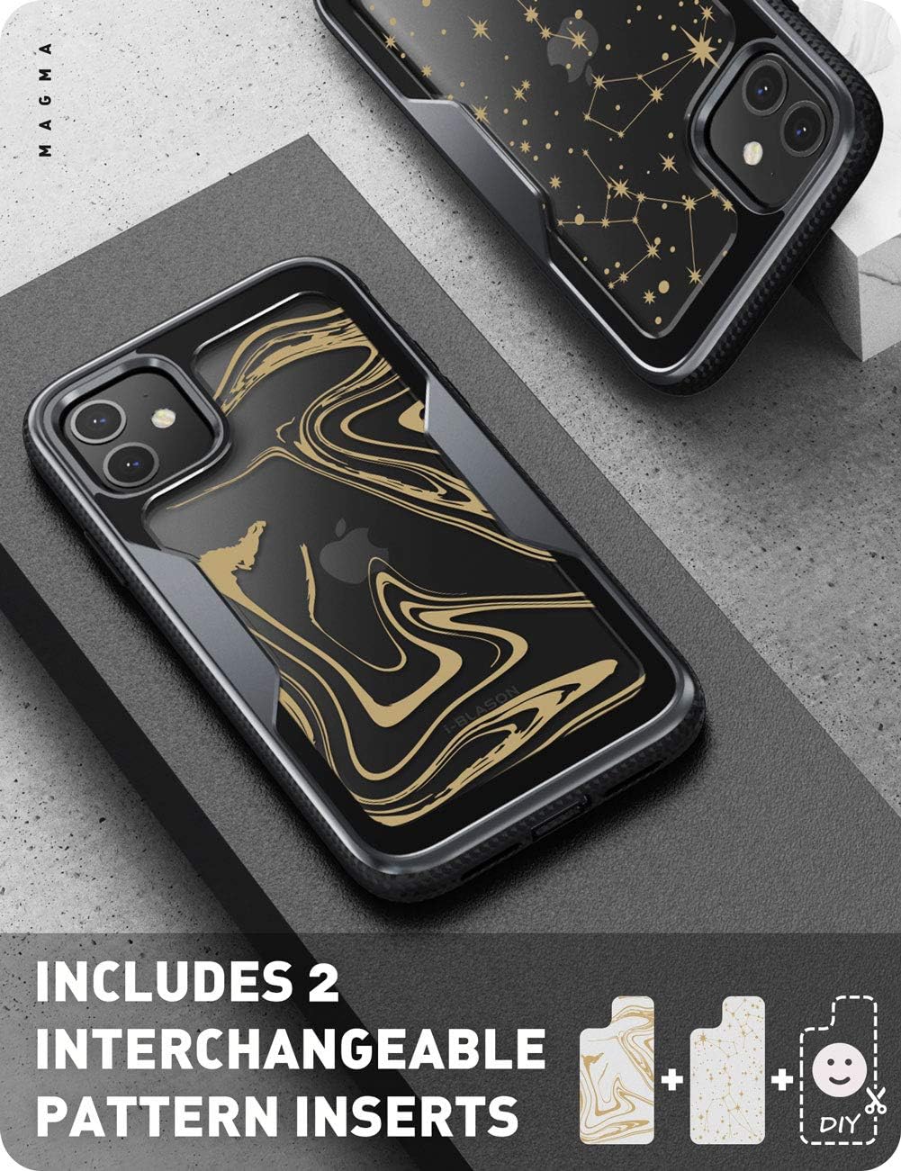 Custodia IPhone 11, I-Blason Cosmo Glitter Corpo Intero Con - Foto 8