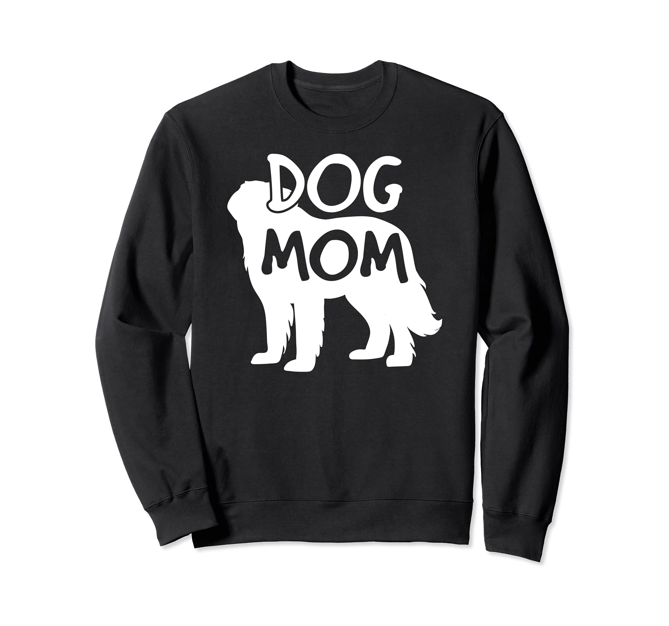 Best Dog Mom Woman Doggy Bark Bone Mothers Day Canine Puppy Sweatshirt