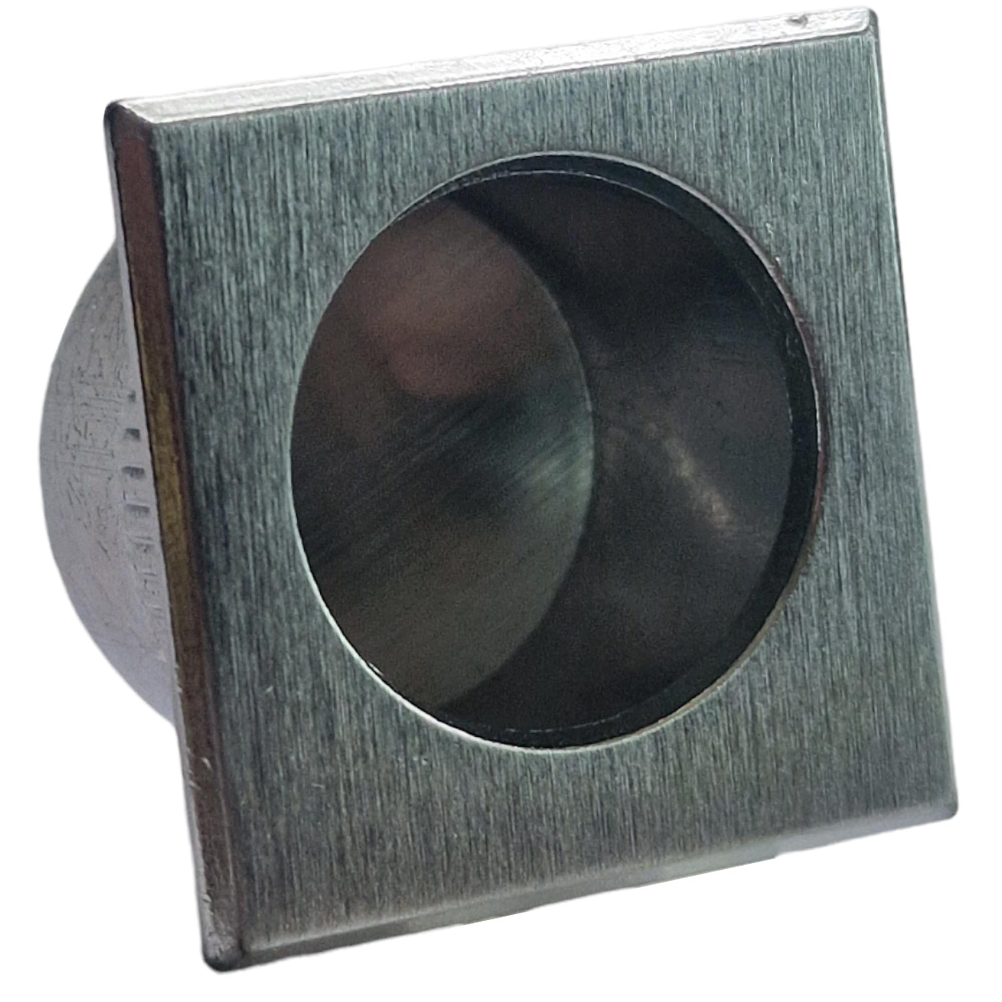 Universal Hardware Finger Pull Handles reccessed Edge (Satin Chrome, 29mm Square) — image 1