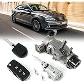 Aumzong 1K0905841 Ignition Lock Cylinder with Keys(48-Chip 433 Frequency),Compatible with 2011-2016 VW Jetta EOS GTI GOLF 2.0L 2.5L,Replacement 1K0905851B,1K0905865
