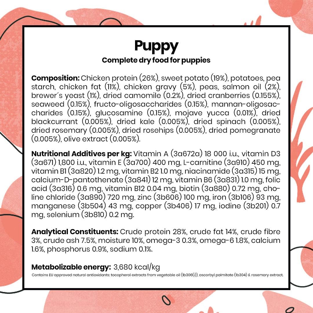 Pooch & Mutt - Puppy Superfood Complete Dry Dog Food Grain Free (Regular Sized Kibble), Chicken, 7.5kg (packaging may vary) - Image 4