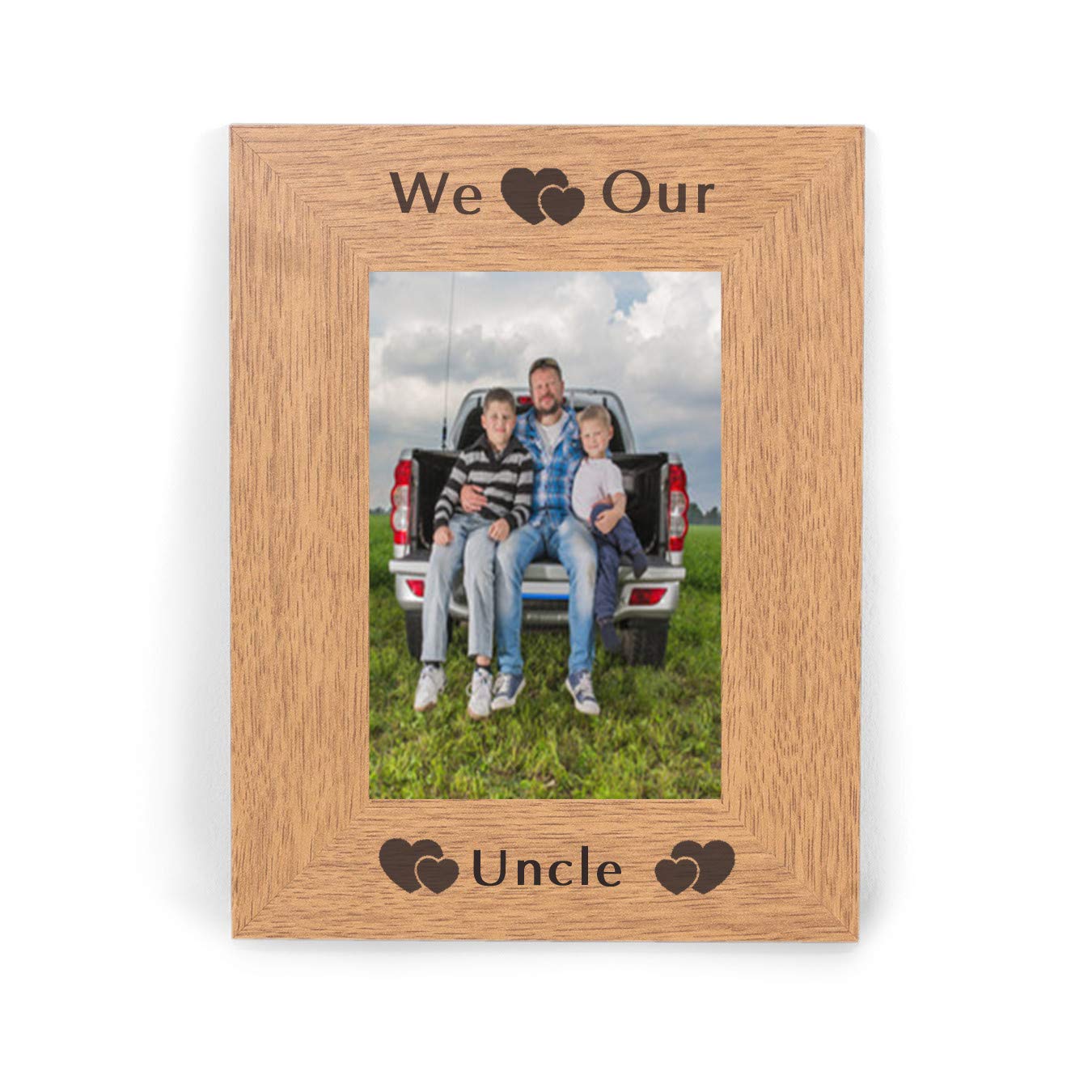 Chris Bag Of Goodies We Heart Our Uncle Love 6x4 Picture Photo Frame Photoframe Gifts Keepsake from Niece Nephew For Birthday