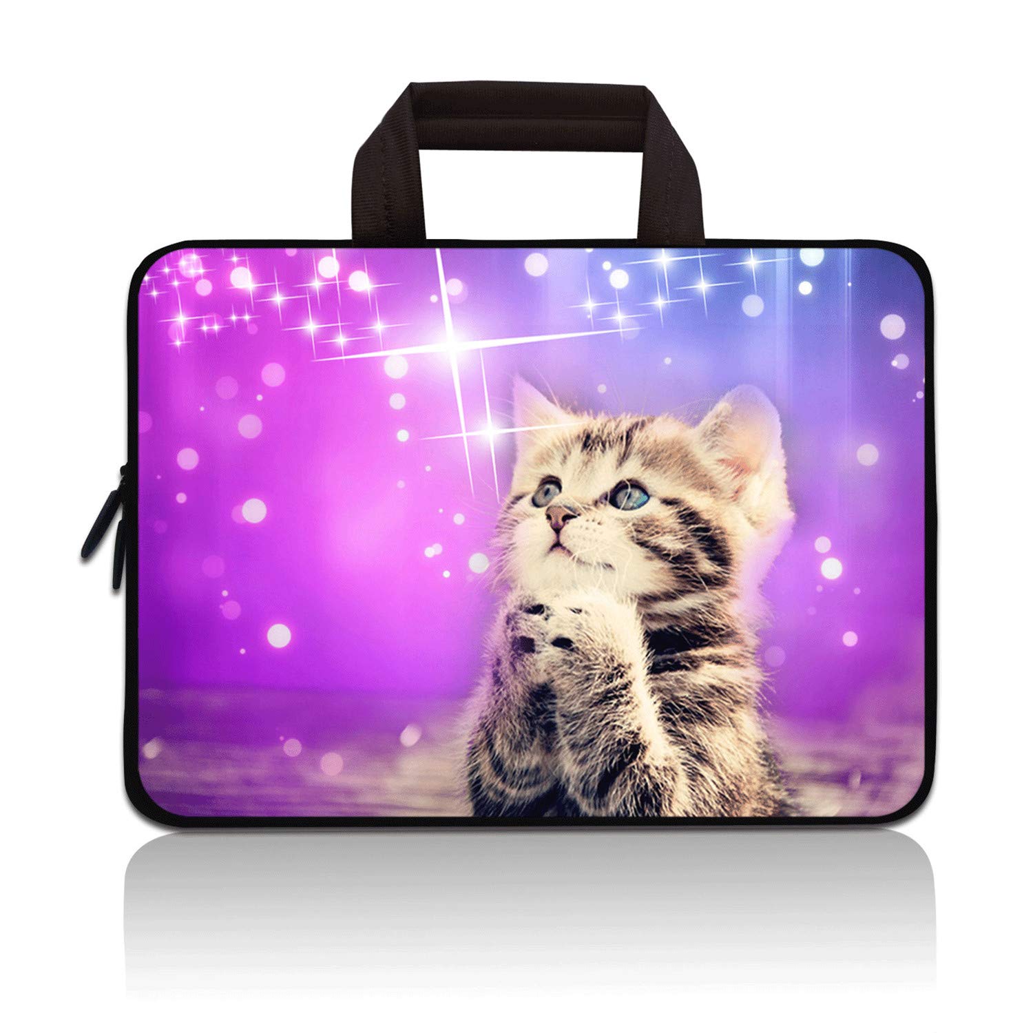 11-12.5 Inch Laptop Carrying Case - Notebook Ultrabook Tablet Cover Neoprene Sleeve Briefcase With Outside Handle