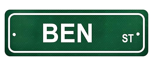 Image result for ben street sign