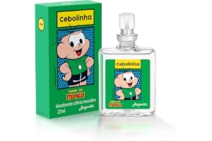 Colônia desodorante masculino teen Cebolinha Turma da Mônica 25ml em spray Jequiti