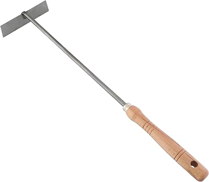 Kamino Flam Grattoir Cheminee Racloir Cendre En Acier Inoxydable Avec Long Manche En Bois Et Perforation Sb Longueur Total Env 45 Cm Surface De Travail Env 11 X 3 Cm Amazon Fr Bricolage