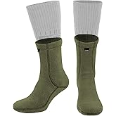 281Z Military Warm 6 inch Liners Boot Socks - Outdoor Tactical Hiking Sport - Polartec Fleece Winter Socks