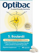 Optibac Probiotics Saccharomyces boulardii 5 Billion Veg Capsule 40