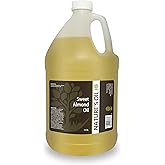 Sweet Almond Oil Gallon - 100% Pure Carrier for Massage, Diluting Essential Oils, Aromatherapy, Hair & Skin Care Benefits, Moisturizer & Softener - by Nature's Oil.