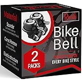 2 Pack Classic Bike Bell, Bicycle Bell | Loud Crisp Clear Sound Bicycle Bike Bell, City Bike, BMX Bike, Sports Bike for Adult