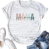 Girl Mom Tshirt Women Funny Letter Print Mama Graphic Tees Shirt Casual Short Sleeve Tops Cute Mom Gift