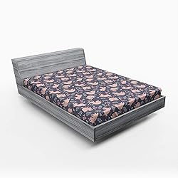 Lunarable Pigs Fitted Sheet, Pig Animals Sleeping