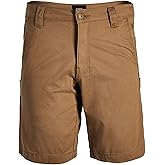 Vertx Men's Delta LT 10 Inch Shorts with Pockets, Lightweight Stretch Cotton Casual Workwear, Athletic-Fit