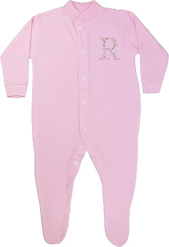 giraffe baby sleepsuit
