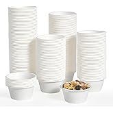 ECOLipak 200 Pack 2 oz Compostable Portion Cups, 100% Biodegradable Souffle Cups, Disposable Paper Cup for Condiment Samples