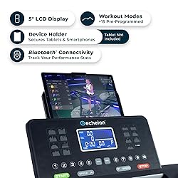 Echelon Stride Treadmill, Smart Foldable, Cushioned