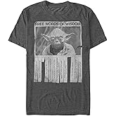Star Wars Men's Vintage Inspired Graphic Tees T-Shirt Words of Wisdom