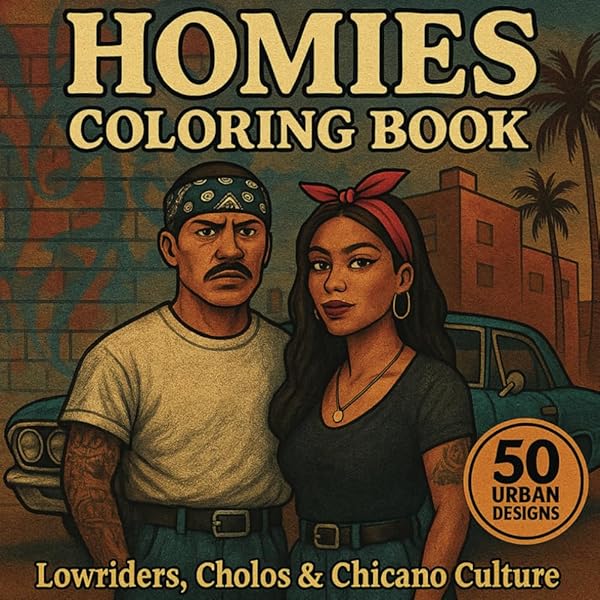 Amazon.com: Homies Coloring Book: Chicano Style & Street Life