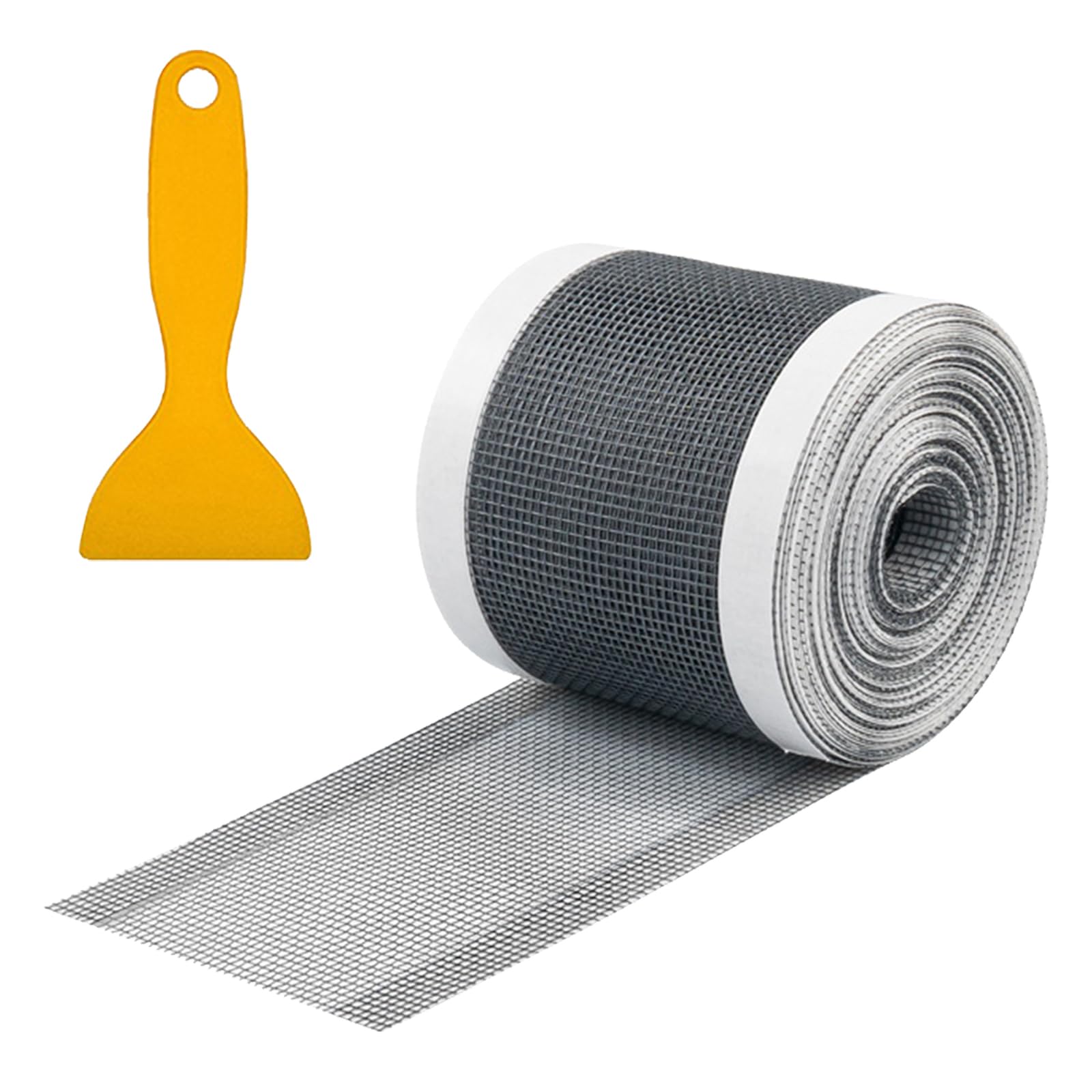 Photo 1 of Qeke Disposable Hair Catcher Shower Drain Mesh Stickers, DIY Shower Drain Cover Hair Catcher for Any Length, 32.8 Foot Hair Stopper for Linear Shower Drain with Removal Tool, 2.75 Inch Width