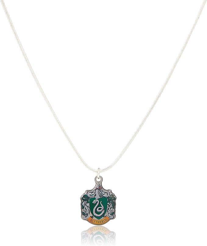 Harry Potter Official Jewelry Slytherin Crest Necklace