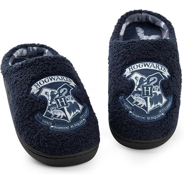 Harry Potter Groovy Uk Hogwarts, pantofole da donna 2/4 UK, nero