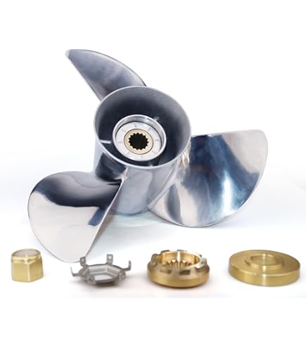 Boat Outboard Propeller 14 Spline 10 1/4 X 15 For BRP Johnson Evinrude