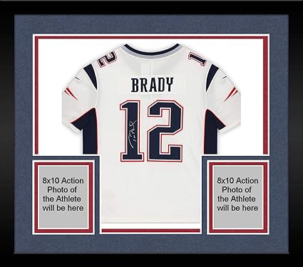 Framed Tom Brady New England Patriots Autographed Limited White Jersey Autographed Nfl Jerseys At Amazon S Sports Collectibles Store