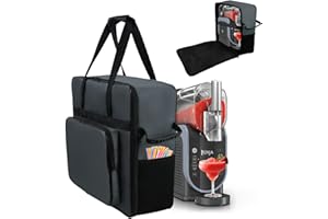 NUENSS-ROR Carrying Bag for Ninja SLUSHi FS301 Slushie Machine, Portable Outdoor Frozen Drink Maker Travel Carrier Bag—Front-