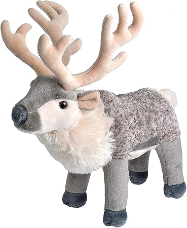 Wild Republic 17700 Ck Reindeer Plush Toy, Brown/White, 30 Cm