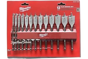Milwaukee Electric - 13PC Flat Boring BIT Set