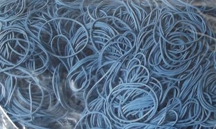 1 kg Gummiringe Blau 40 mm Ø 1,2 x 1,2 mm breit