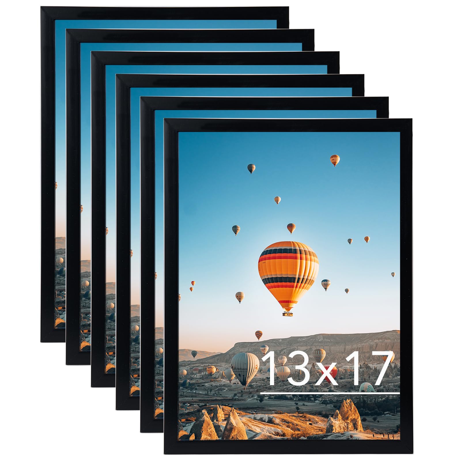 JCJMY 13x17 Black Picture Frame Set of
