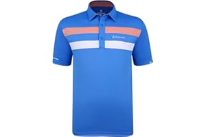 SAVALINO Men's Polo Shirts Material Wicks Sweat & Dries Fast, Size S-5XL…