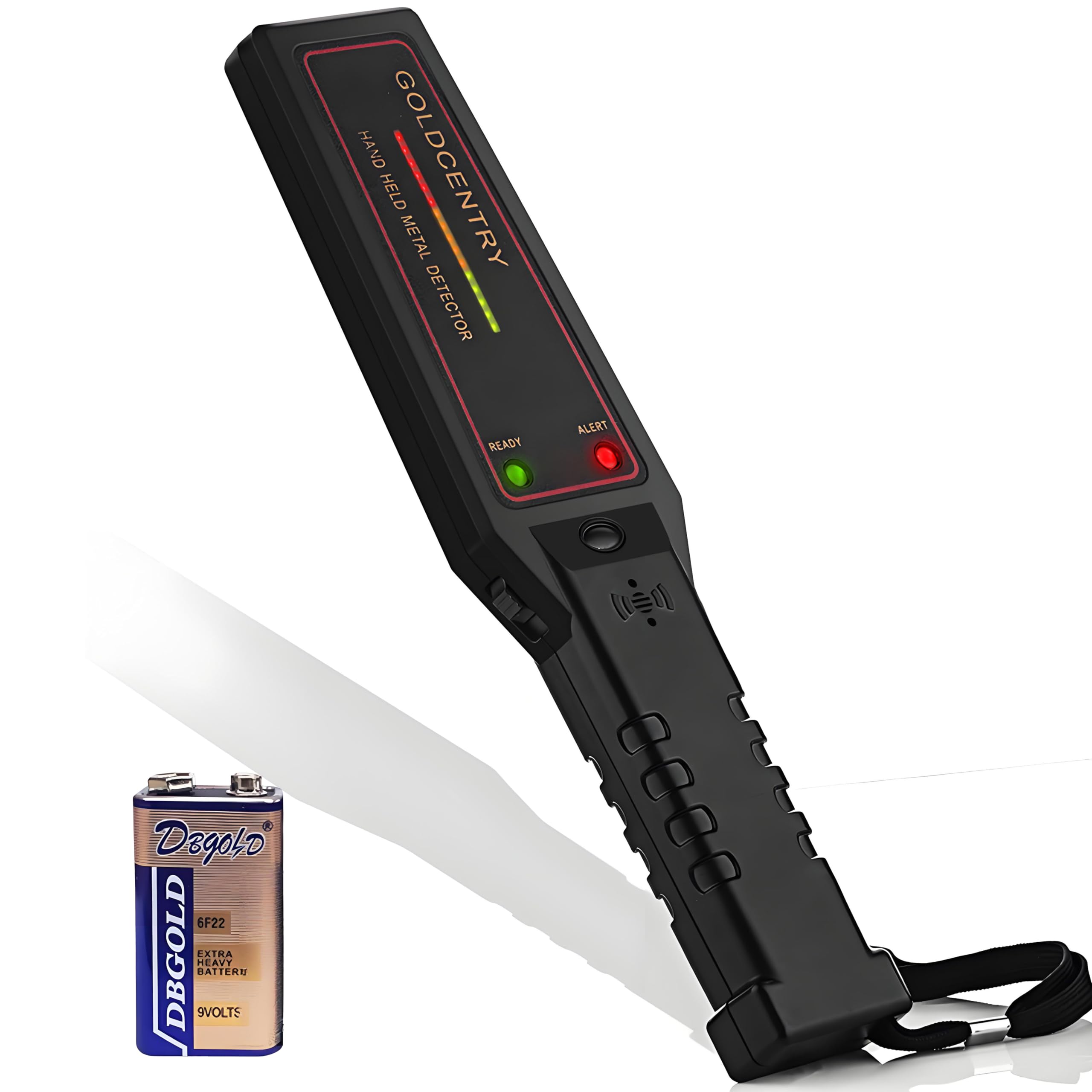 Hand Held Metal Detector,V·RESOURCING Portable High Sensitivity Metal Detector with Signal Strength Indicator,Low Sensitivity Switch,for Security Inspection,Detecting Electronic Product, Metal Object