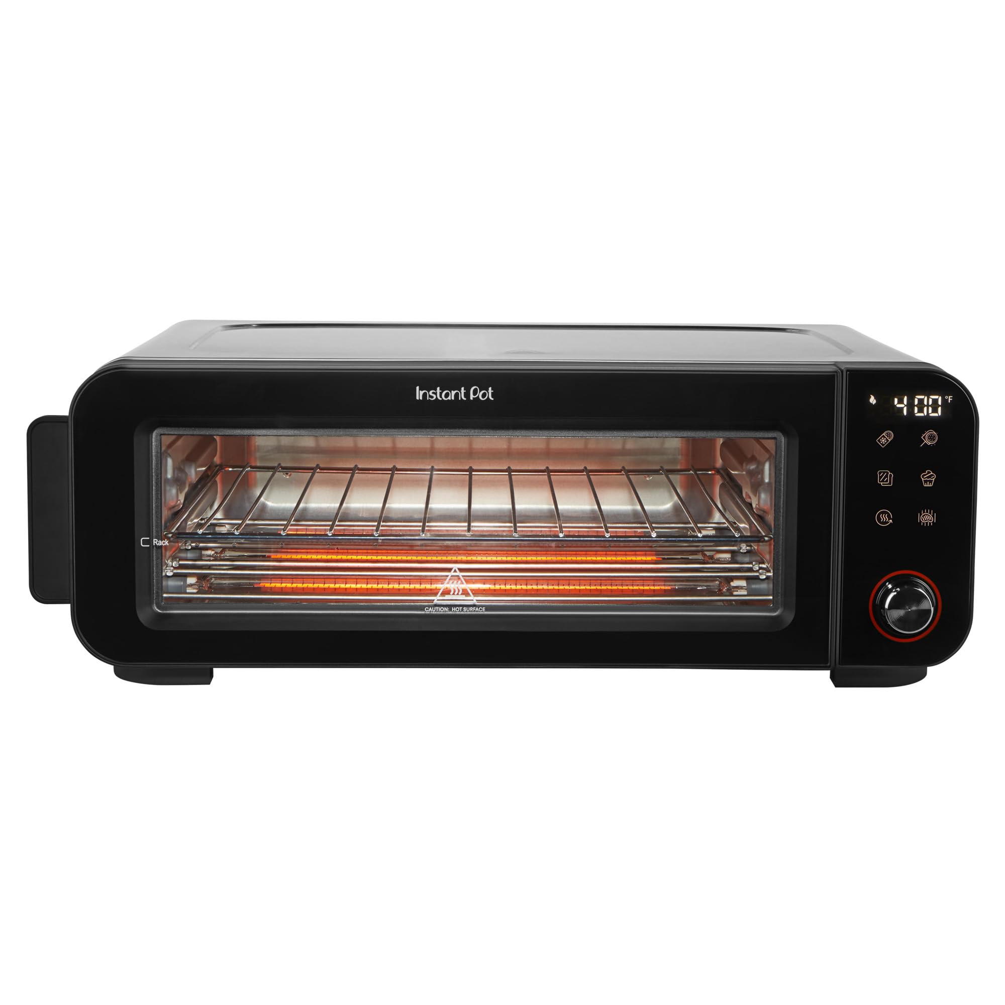 Instant Pot No Preheat Required* 6-in-1 Pizza and Toaster Oven with InstantHeat Technology, Fits a 12