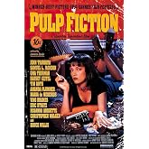 Pulp Fiction - Movie Poster (Regular Style - Uma Thurman On Bed) (Size: 24" x 36")