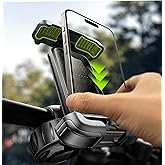 LISEN Bike Phone Holder, [2024 Upgrade] Motorcycle Phone Mount, Bicycle Phone Holder, Handlebar Phone Mount, iPhone Bike Moun