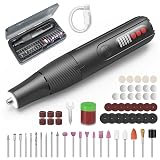 HARDELL Cordless Rotary Tool Kit 8V, 5-Speed Rotary Tool with Digital Display & Auto-Lock Chuck, Quick-Change Power Rotary Tool with Light for Drilling, Engraving, Pet Grooming, DIY Crafts