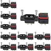 ELFCULB 10 Pairs Amass XT60W Male and Female Connectors for FPV Drones | XT60W connectors for FPV drones, battery systems, and outdoor power applications.
