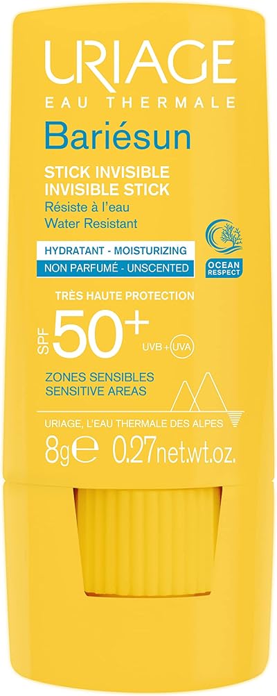Uriage Bariesun Invisible Stick SPF 50 Face & Lip Sunscreen 0.27 oz