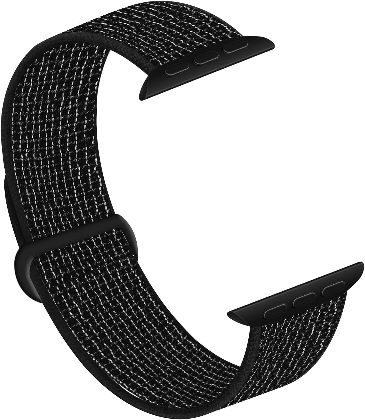 Seizehe Compatible with Apple Watch Band 38mm 40mm, Nylon Soft Sticky Velcro Sport Loop Strap Replacement Sport Band for iWatch Series 5 4 3 2 1