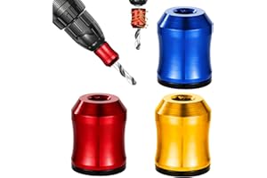 3pcs Magnetic Screw Rings, Universal Screwdriver Head Magnetic Ring with Anti-Slip Design Strong Mag Screw Holder for Drill B