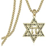 Sbzxbt Star of David Necklace 925 Sterling Silver Star of David Necklace for Men Women Jewish Jewelry Gifts for Men Women