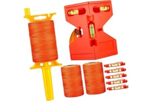 FashionCha Line String Kit ry Tools Braided Nylon Spool Construction String Levels with Handle Reloadable Design Suitable for