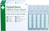Safety First Aid Group HypaClens Saline Eye Wash Pods Pack of 25