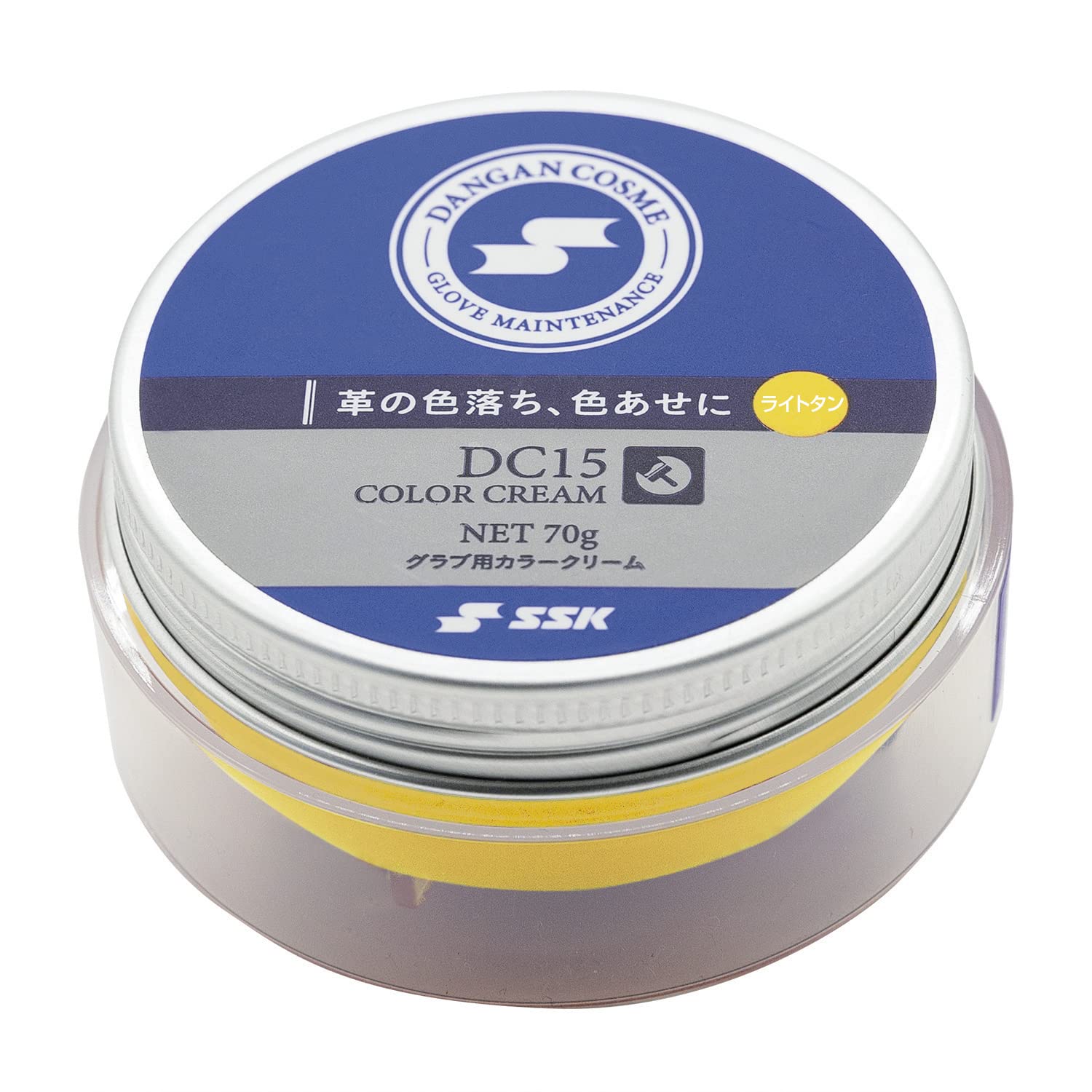 SSK(エスエスケイ) 野球 メンテナンス用品 グラブ用カラークリーム ライトタン ダンガンコスメ DC15商品画像