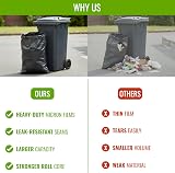 EcoBag 50 Pack Strong Heavy Duty Refuse Sacks 100L 33 Micron Recyclable view 9