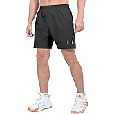 Little Donkey Andy Men's Athletic Running Shorts Lightweight, Quick-Dry, Breathable Gym Shorts with Mesh Liner